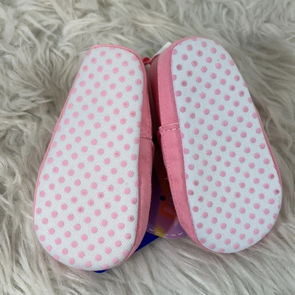 Valen Sina Pink Floral Baby Girl Booties Sz 3 NWT